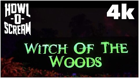 [4k] Witch of the Woods Haunted House Walkthrough | Busch Gardens Tampa Howl-O-Scream 2021