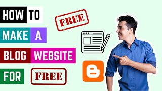 How To Make A Blog Website For Free | How To Create Blog On Blogger