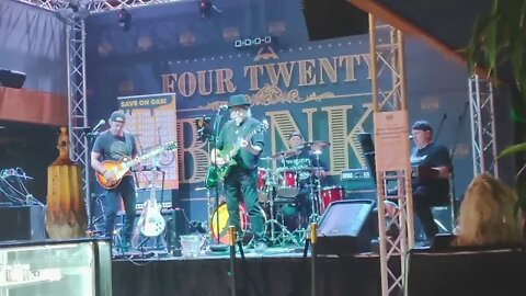 Desert Crows, Johny Ground perform at 420 Bank, Classic high energy rock and blues 60-80's nostalgia