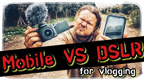 Mobile VS DSLR camera for VLOGGING??? 📸 YouTube Filmmaking