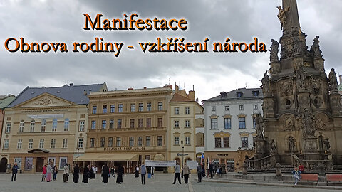 Manifestace obnova rodiny - vzkříšení národa, Olomouc 2.10.2022