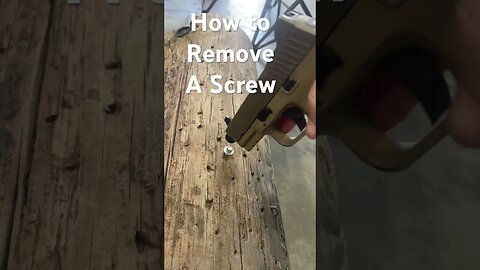 How to remove a screw #DIY #themoreyouknow #milwaukee
