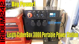 Power Loss, Are You Prepared? Licitti CyberBox 3000 Portable Power Station