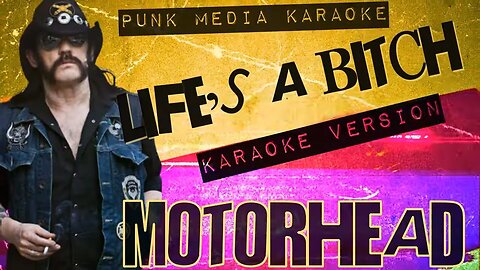 MOTORHEAD - Life's A Bitch (Karaoke Version) Instrumental - PMK