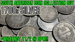 RARE OLD WORLD SILVER COIN COLLECTION: SWEET 1700s Unboxing Finds (+ Whatnot Sale 11/2 @ 8PM ET)