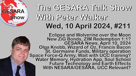 2024-04-10 GESARA Talk Show 211 - Wednesday