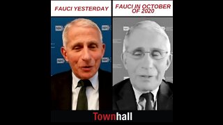 Fauci vs Fauci On Lockdowns