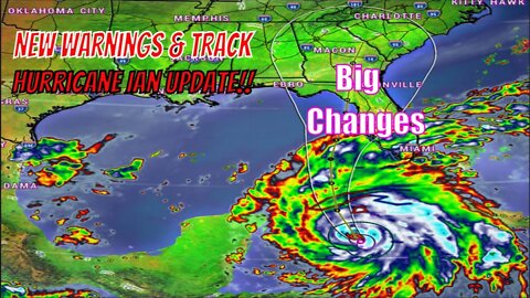Big Changes With Hurricane Ian, New Warnings Issued!!