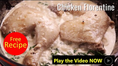 Free Recipe Chicken Florantine