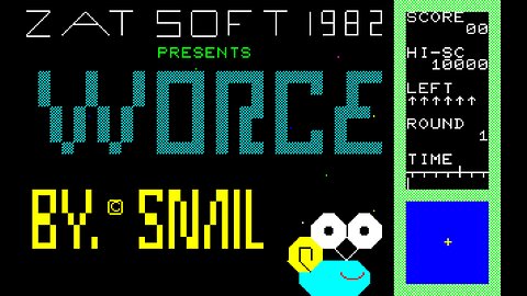 Worce (1982, ZAT Soft, Sharp MZ-700) Game