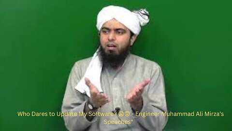Kis Ki Jurr'at Hai Mera Software Update Kare 😡😡 By Engineer Muhammad Ali Mirza Speeches