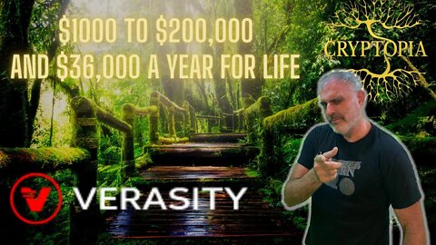 Verasity $1,000 to $200,000 Don't Pass Up This Opportunity.