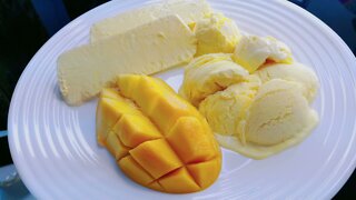 3 ingredient Mango ice cream recipe | Mango ice cream