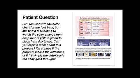 Are Ion Pro Wave Foot Bath Color Changes Due to the Program or the Person? Patient Question