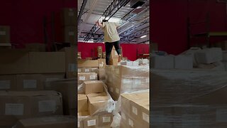 CRAZY MAN IN OUR WAREHOUSE!!
