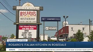 Rosario's Italian Kitchen in Rosedale open