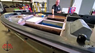 BASS BOAT RESTORATION PROJECT | Part 19: Glassing in the deck