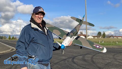 Warbird Fun With Roy's E-flite P-39 Airacobra 1.2M RC Plane With Custom Paint Job