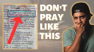 How NOT To Pray | Beginner's Bible Study In Matthew 6:7-8
