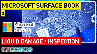 Microsoft Surface Book 3 Liquid damage, inspection and disassembly. Data recovery, check SSD.