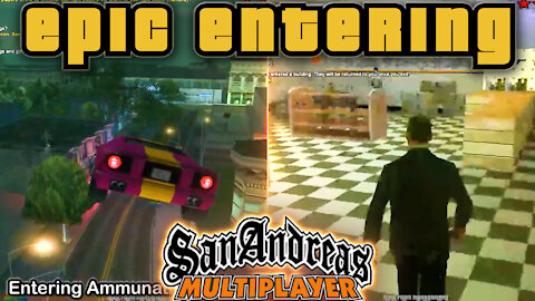 Entering Ammunation With Style in GTA San Andreas Multiplayer