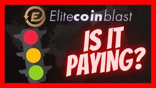 Elitecoinblast Update & Withdrawal