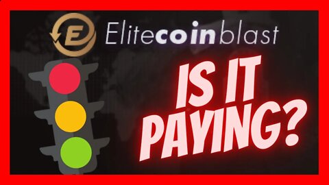 Elitecoinblast Update & Withdrawal