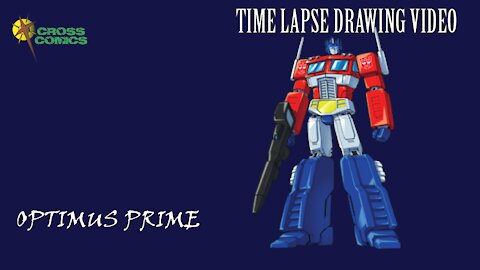 Time Lapse drawing of Optimus Prime from Transformers