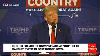 Trump Ruthlessly Attacks Biden Over China After APEC Summit | Full Iowa 2024 Rally