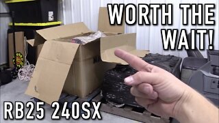 Unboxing The New Engine (Finally!): 240SX Restomod Ep.23