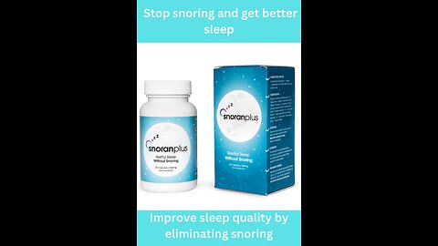 SnoranPlus is an effective way to stop snoring and get better sleep