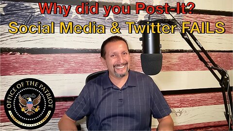Episode 58: Why did you Post It? Reaction to social Media and Twitter Fails