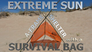 Extreme Heat & Sun A-Frame Shelter