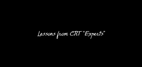 Lessons From CRT "Experts" - When You Disagree With Definitions, Change Them