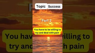 Unlocking success: Embracing challenges and conquering pain #shorts // #motivation #viralvideos