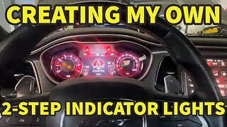 Created and Installed 2-step indicator lights on my Hellcat