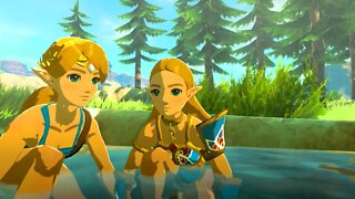 We Go SWIMMING in 2-Player ZELDA (BotW)