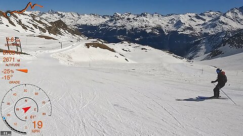 [4K] Skiing Grimentz, Some Blacks with Team 2022 First Run, Val d'Anniviers Switzerland GoPro HERO10