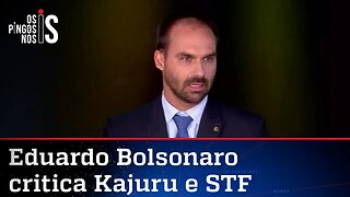 Eduardo Bolsonaro enquadra Kajuru: "Falta caráter!"