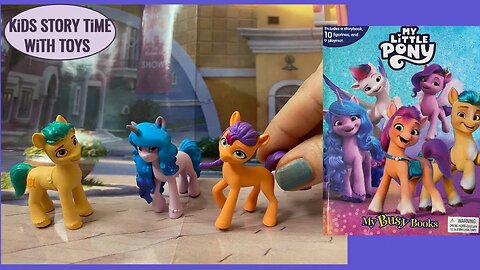 MY LITTLE PONY TOYS PRETEND PLAY READ ALOUD BUSY BOOK