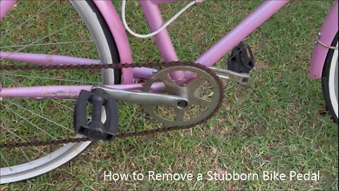 How to Remove a Stubborn Bike Pedal
