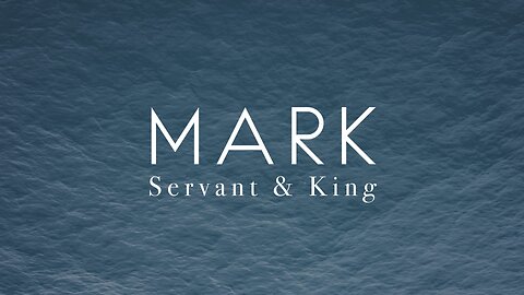 CCRGV: Mark 13:1-8 The Beginning of Sorrows