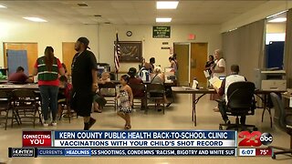 Back-to-school vaccine clinic at Kern County Public Health