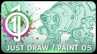 HOW TO DRAW: MECHA SERIES 03 (Line Art Process)