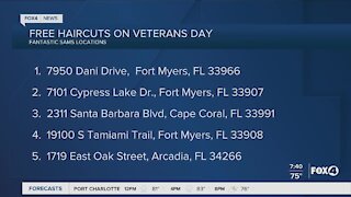 Free Haircuts on Veterans Day