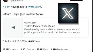 Twitter to become X #twitter #x
