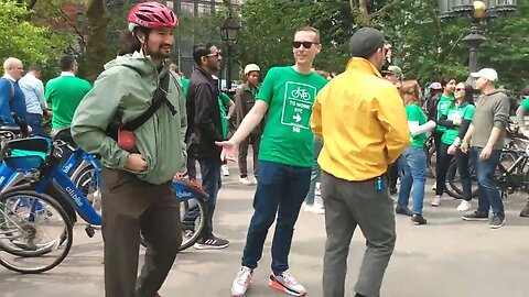 Bike to work #BikeToWorkDay at City Hall 5/19/23 @NYC_DOT City Hall Park #bikes #bikelife #bikelover