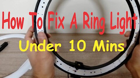 How To Fix A Ring Light