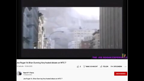 Joe Rogan Vs Brian Dunning Very heated debate on WTC 7