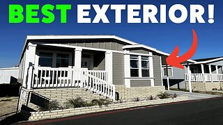 Best Exterior! Manufactured Home Tour!